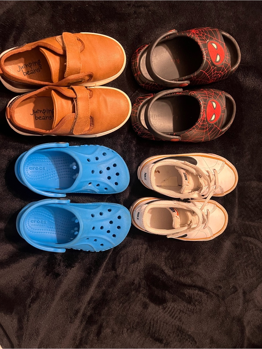 Blue Crocs Classic Kids Clog - Casual Slip-On, Nike, Spider-Man slides